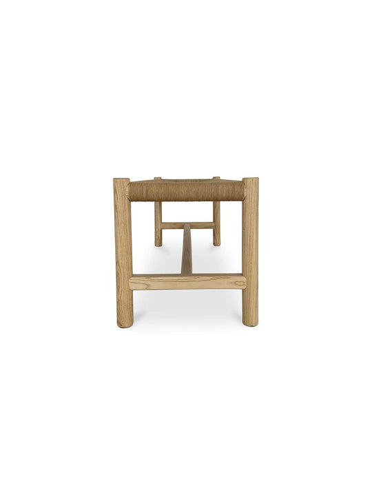 Apportez texture et authenticité à vos pièces avec le banc Hawthorn de Moe's Home.