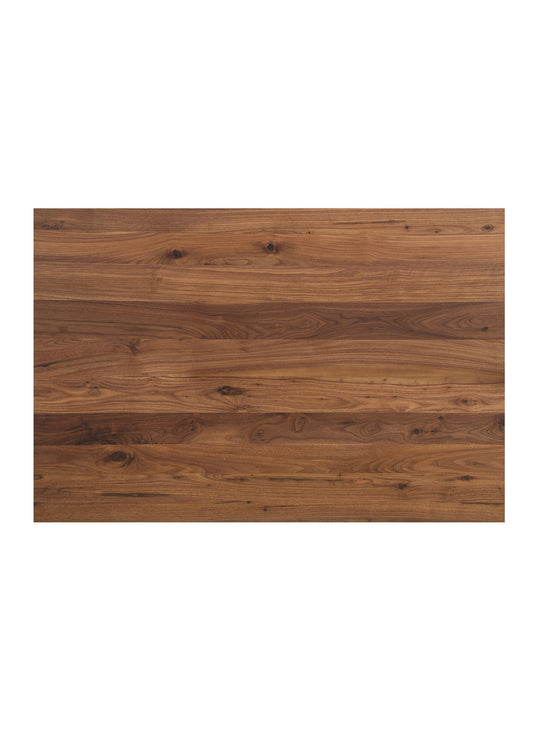 Choisissez la table à dîner Malibu de Moe's Home en chêne blanc ou noyer massif. Noyer.