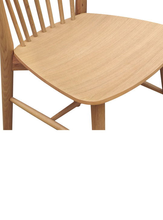 Chaise de salle à manger Marley de Moe’s Home : design aérien et ergonomique. Naturel.