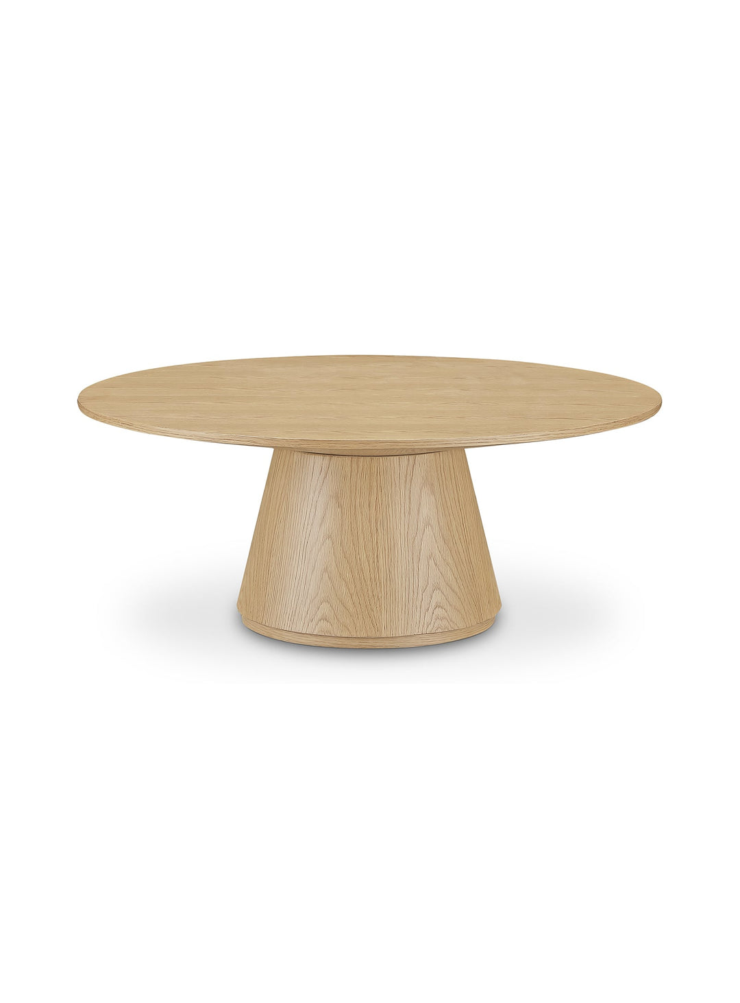 Offrez chaleur et modernité à votre salon avec la table à café ronde Otago de Moe's Home. Chene.