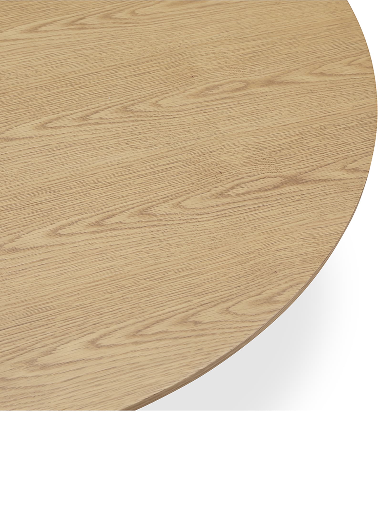 Otago: Round oak or walnut coffee table - Moe's – Nüspace