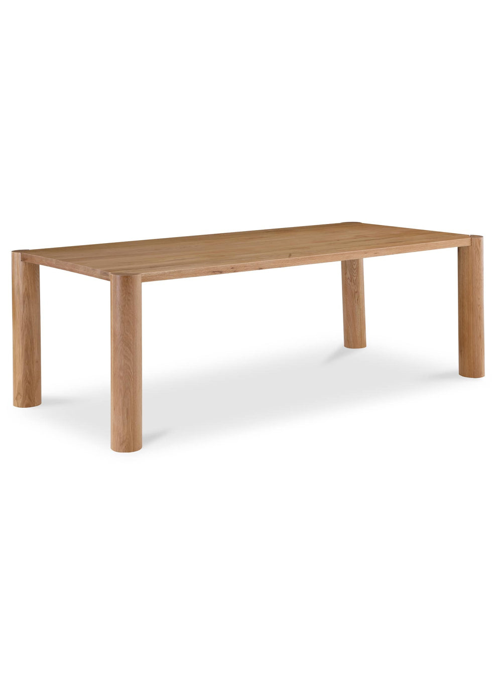 Élégante et naturelle, la table à dîner Post de Moe's Home sublime vos repas. Naturel.