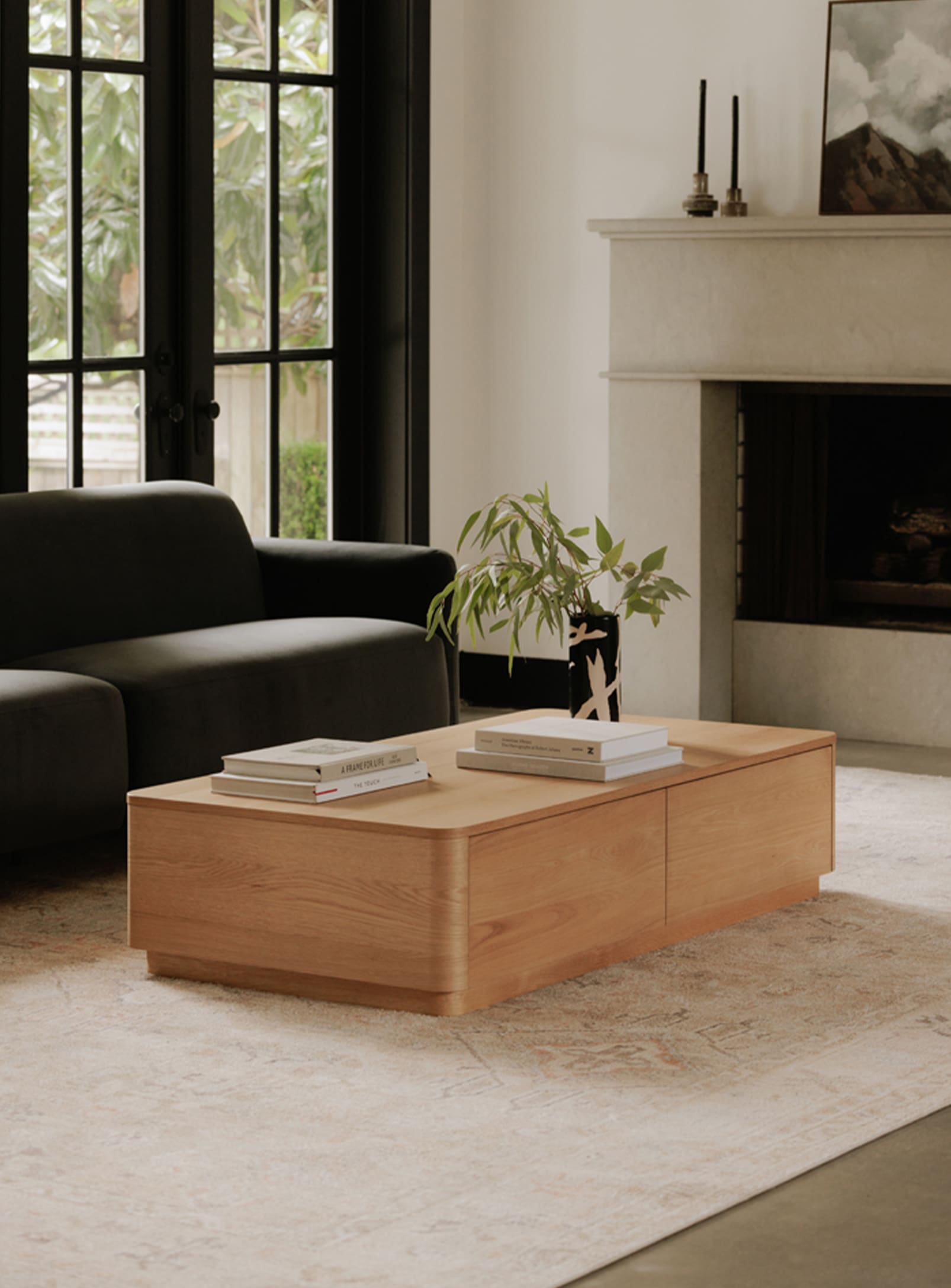 Round Off: Wooden Coffee Table - Moe's Home – Nüspace