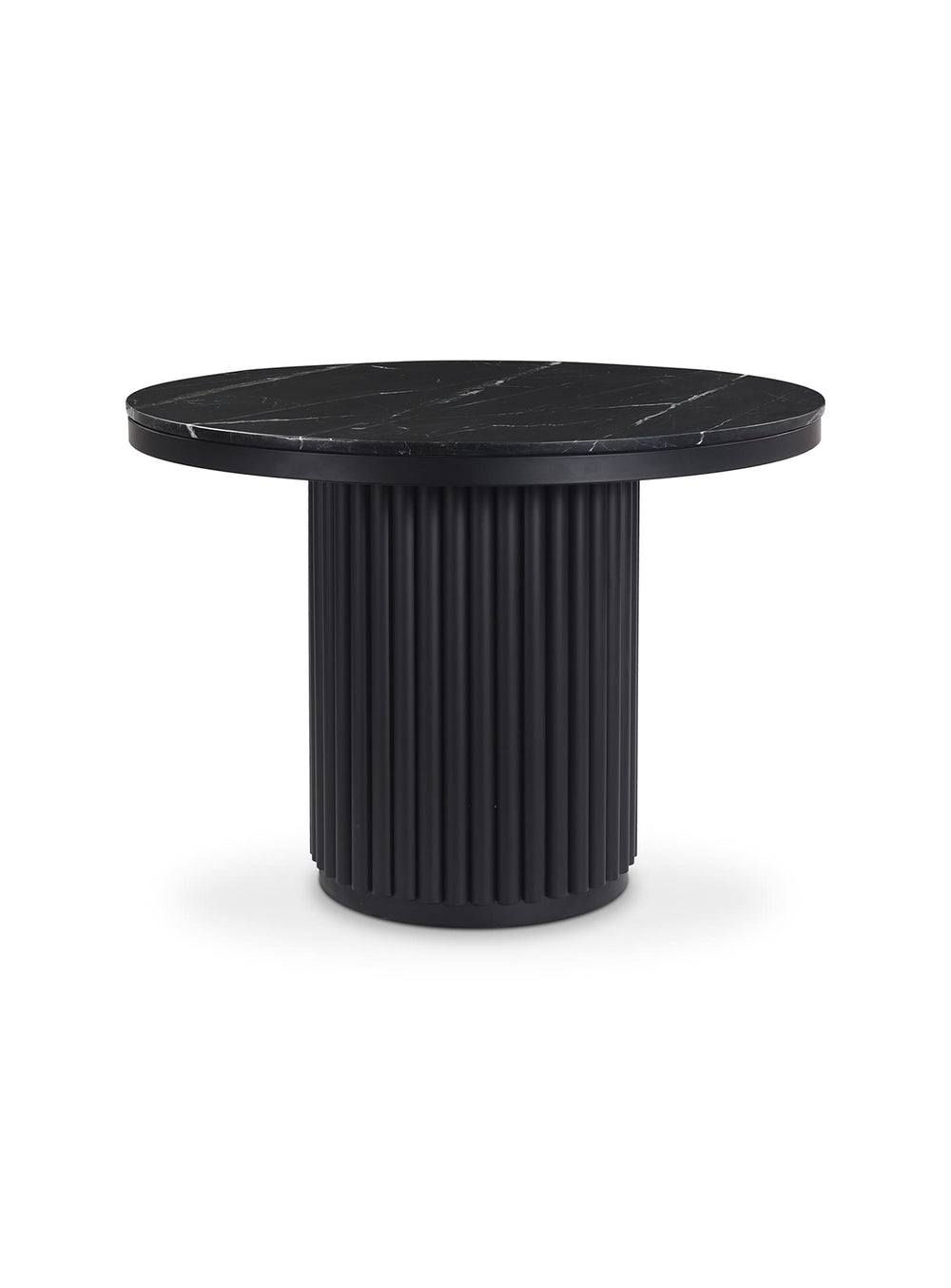 Élégance et modernité définissent la table à dîner ronde Tower de Moe's Home.