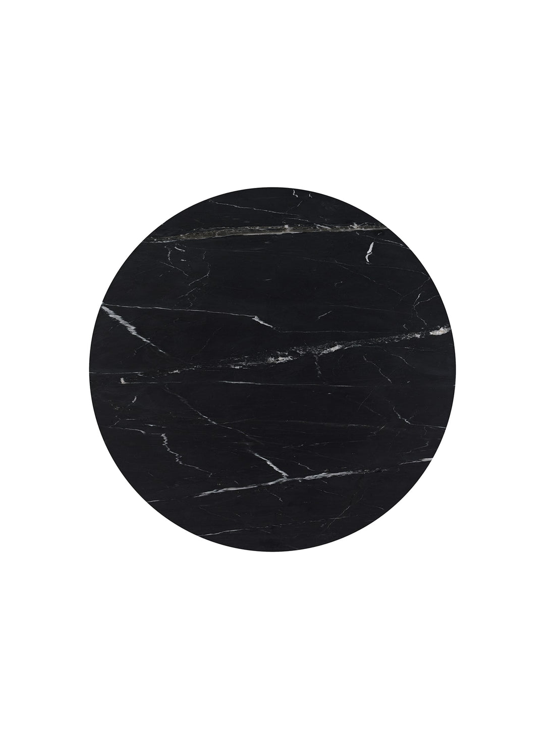 La table à dîner ronde Tower de Moe's Home, inspirée de l’architecture romaine.