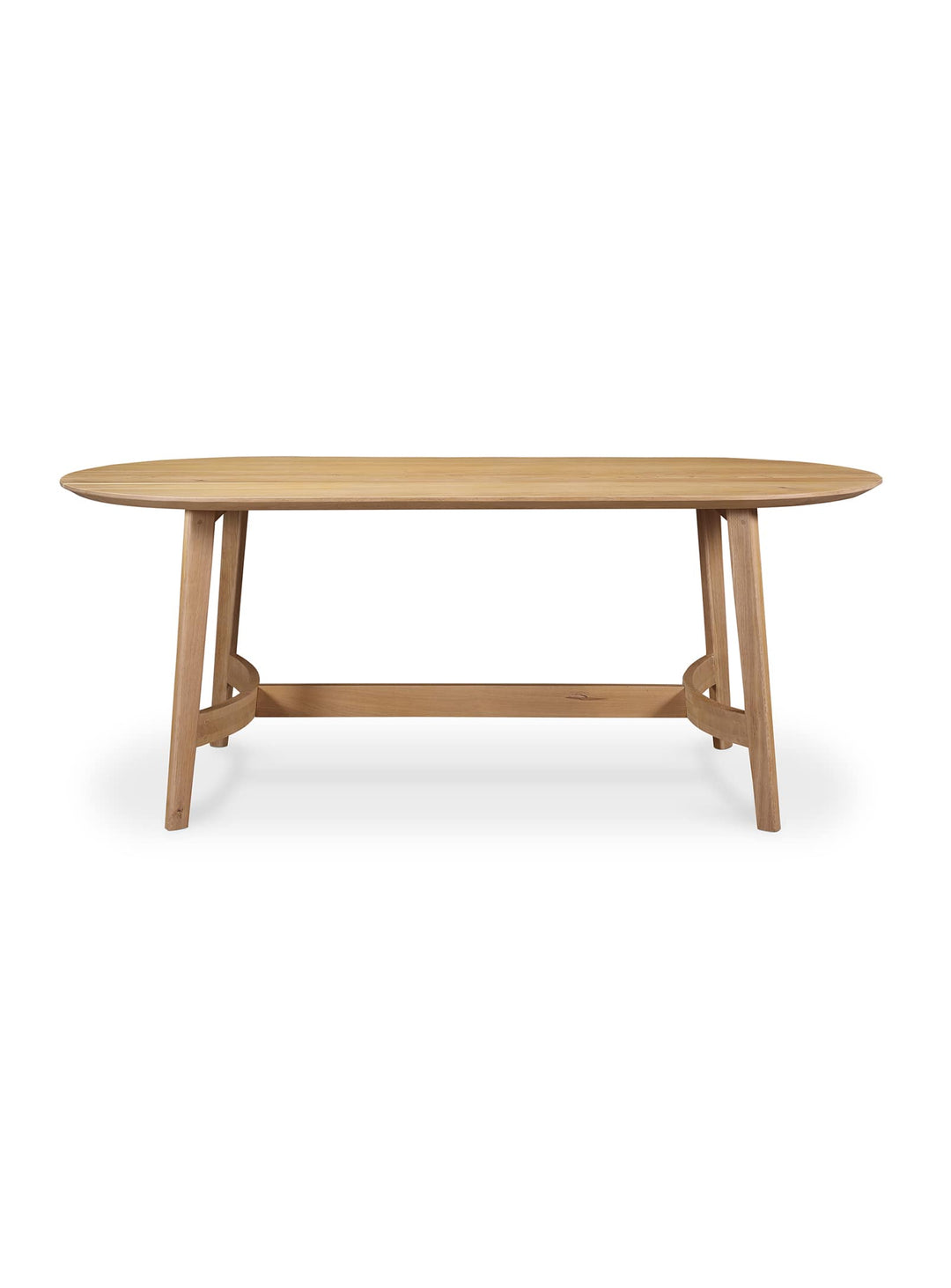 Table Trie de Moe’s Home, chaleur du bois et lignes épurées.