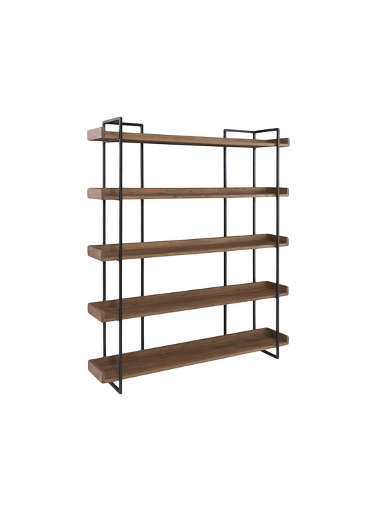 Bibliothèque Vancouver : structure solide en fer et bois d’acacia avec cinq niveaux polyvalents.