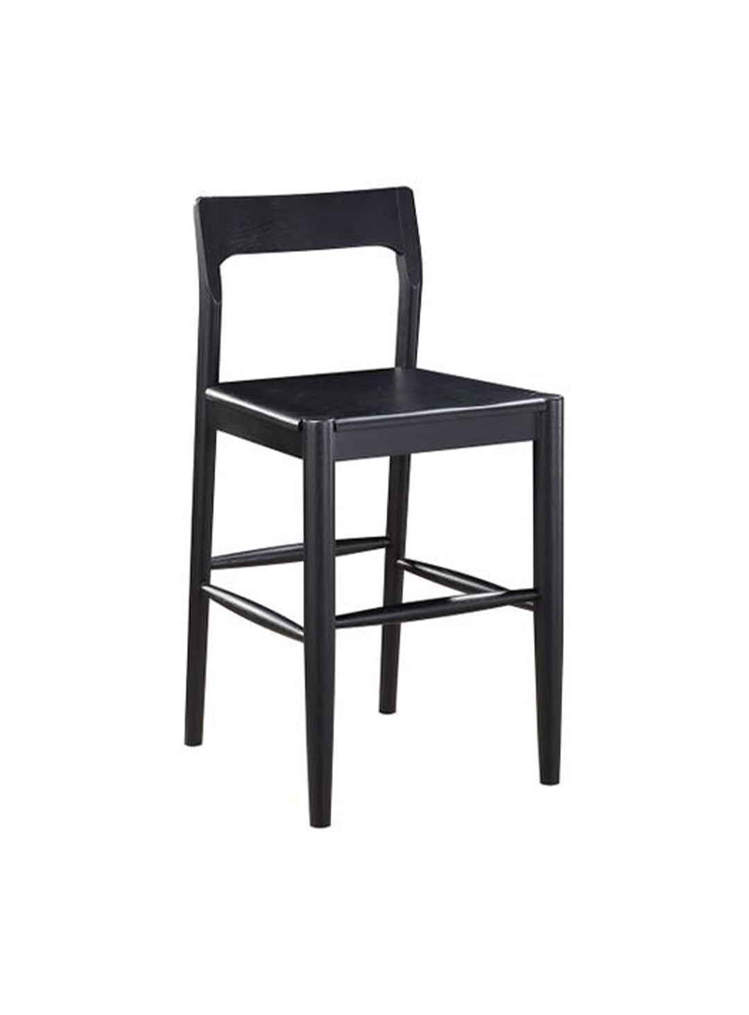 Moe's Owing : tabouret de comptoir robuste, aucun assemblage requis. Noir.