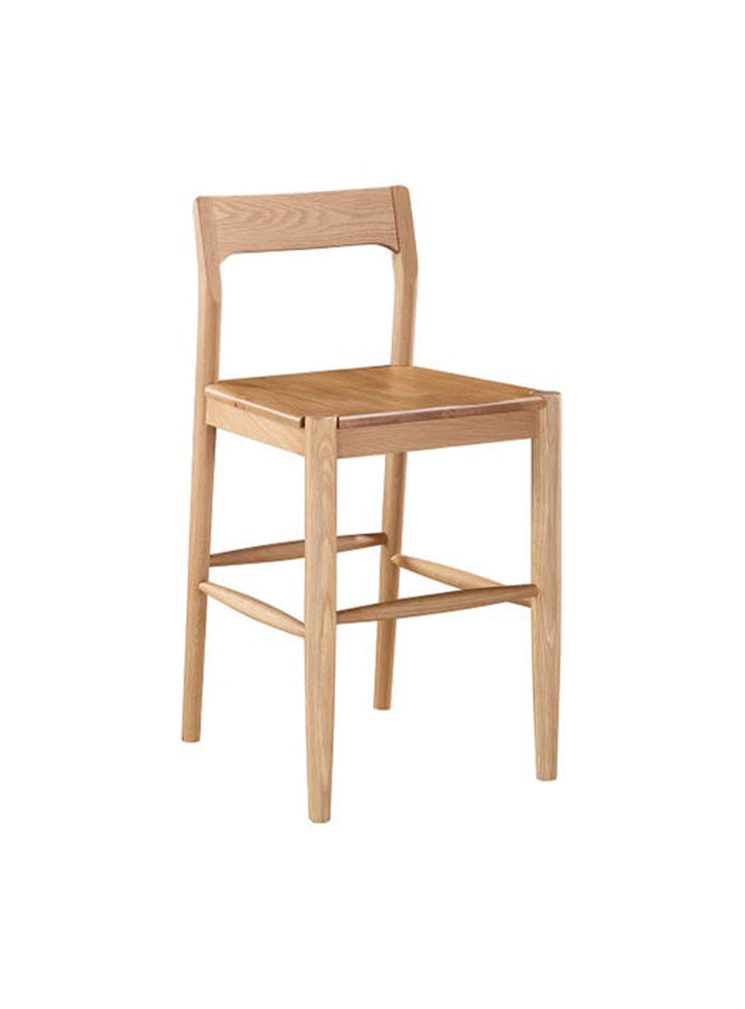 Moe's Owing : tabouret de comptoir élégant au style milieu du siècle. naturel