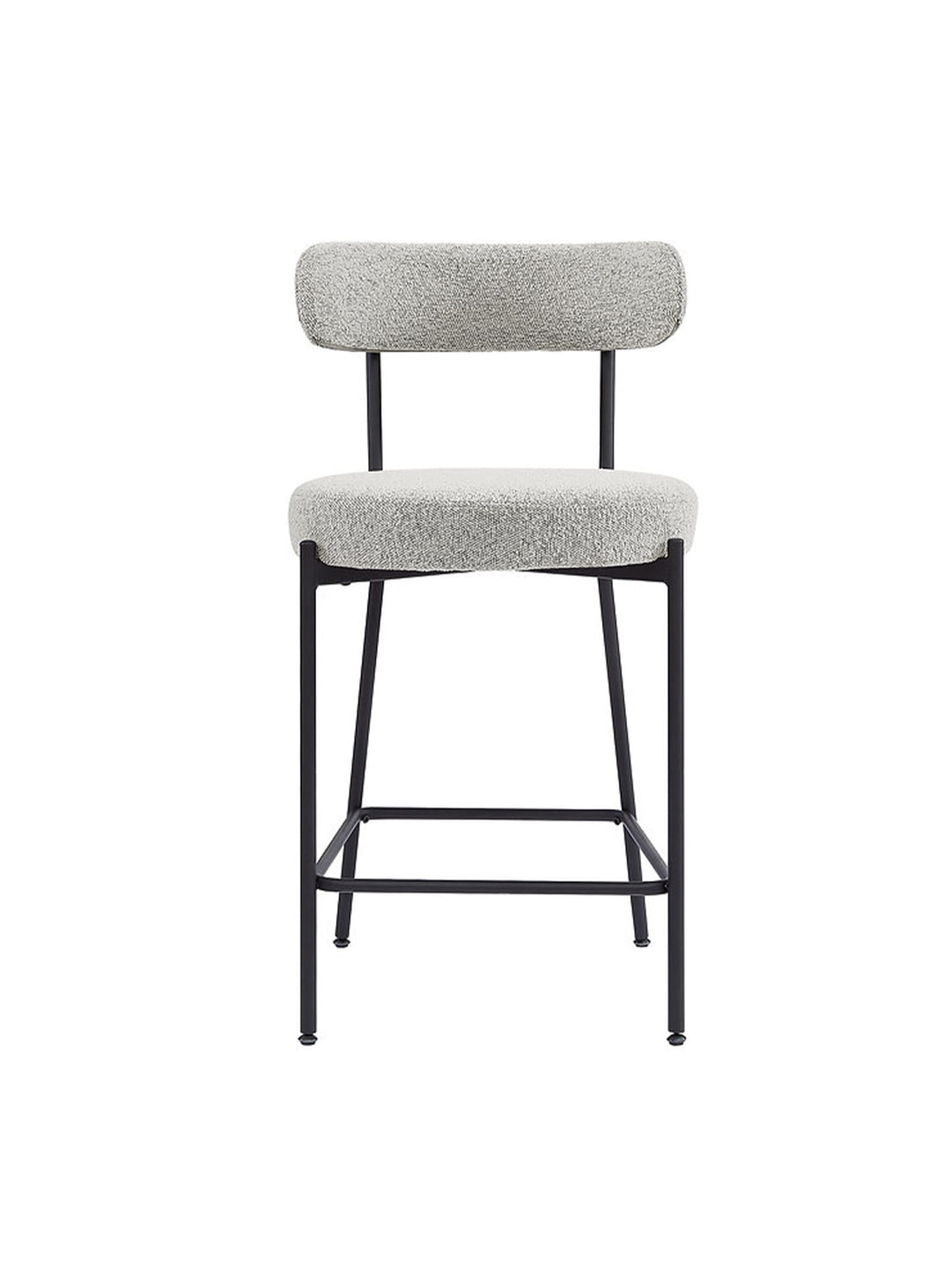 Tabouret de comptoir Nüspace Molly, idéal pour petit-déjeuner ou apéro stylé. gris