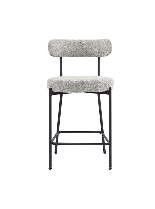 Tabouret de comptoir Nüspace Molly, idéal pour petit-déjeuner ou apéro stylé. gris