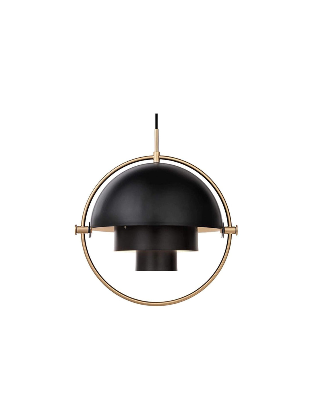 Lampe suspendue Multi-Lite, création culte de 1972 au look raffiné. noir