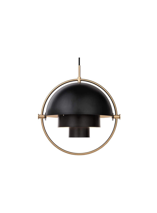 Lampe suspendue Multi-Lite, création culte de 1972 au look raffiné. noir