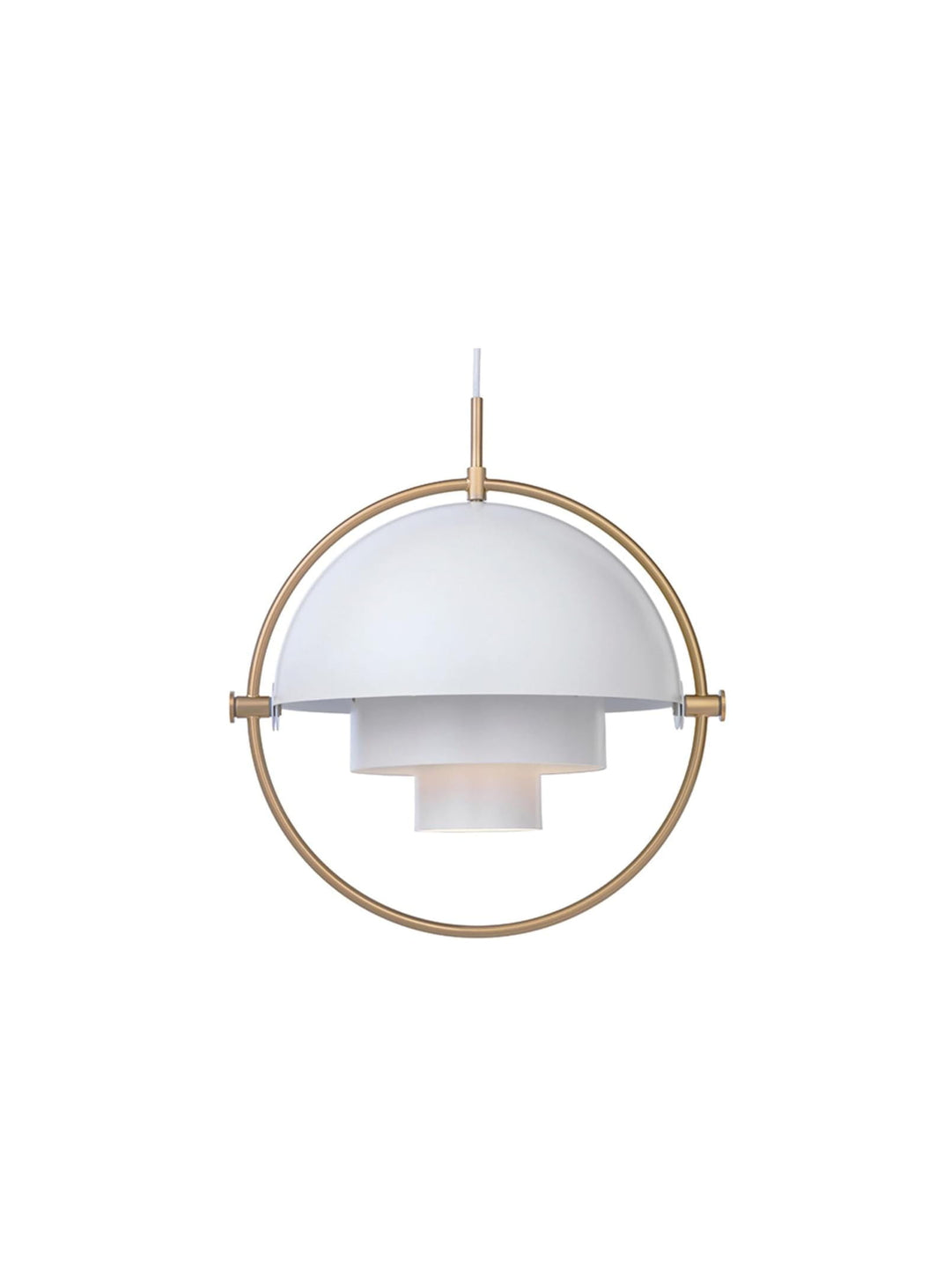 Lampe suspendue Multi-Lite, éclairage modulable et design emblématique. blanc