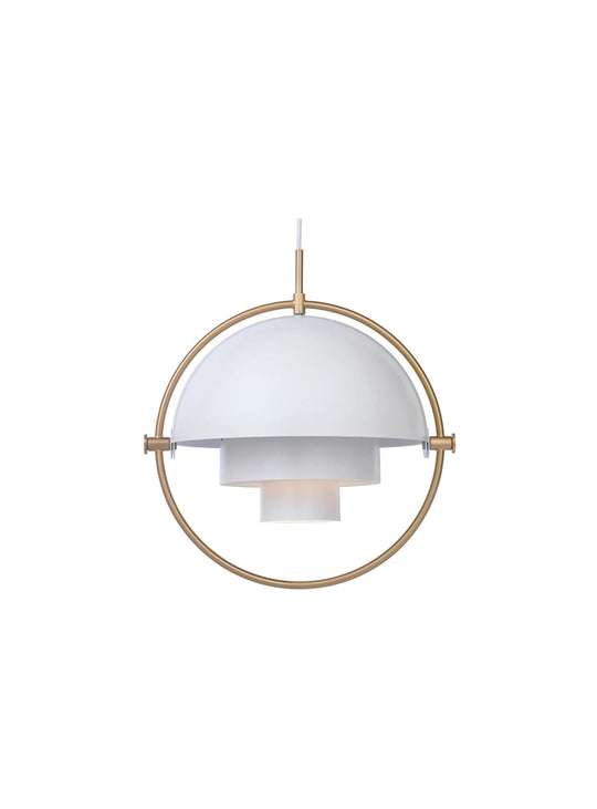 Lampe suspendue Multi-Lite, éclairage modulable et design emblématique. blanc