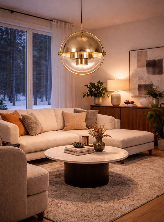Lampe Multi-Lite, alliance du design rétro et de la modernité. or