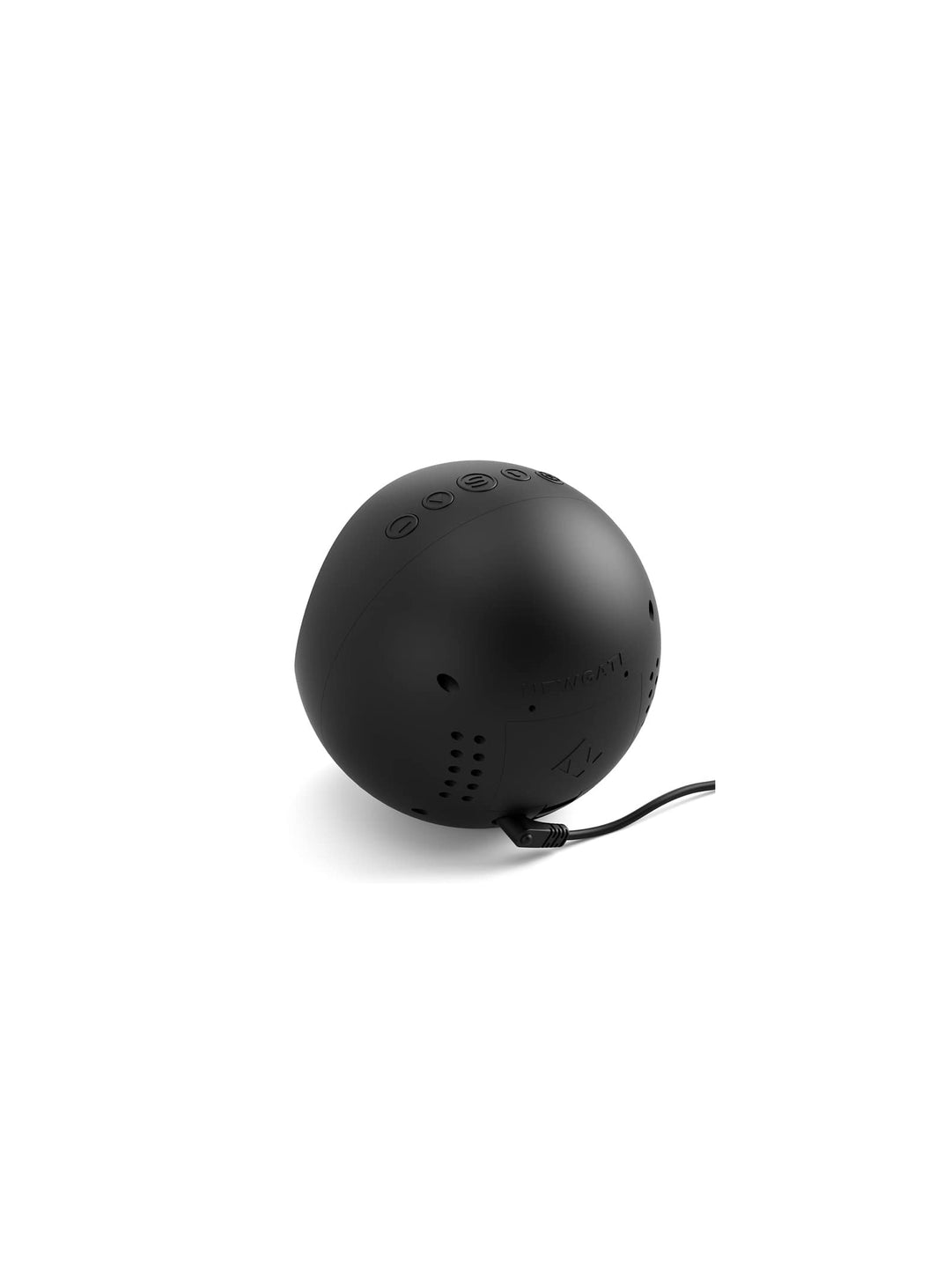 Combinez élégance rétro et confort moderne avec le réveil Centre de la Terre signé Newgate. Noir.