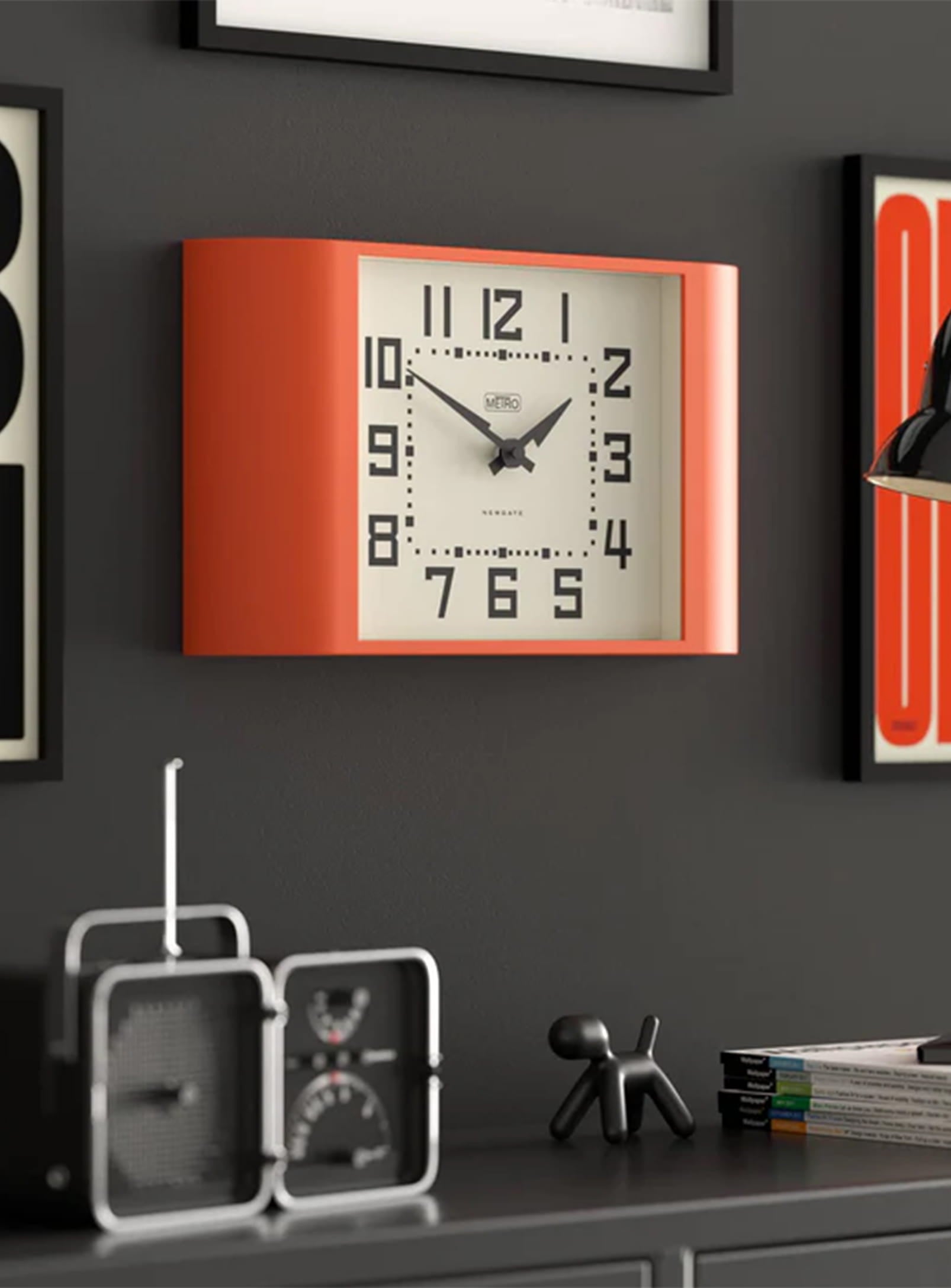 Metro: Rectangular Wall Clock - Newgate – Nüspace