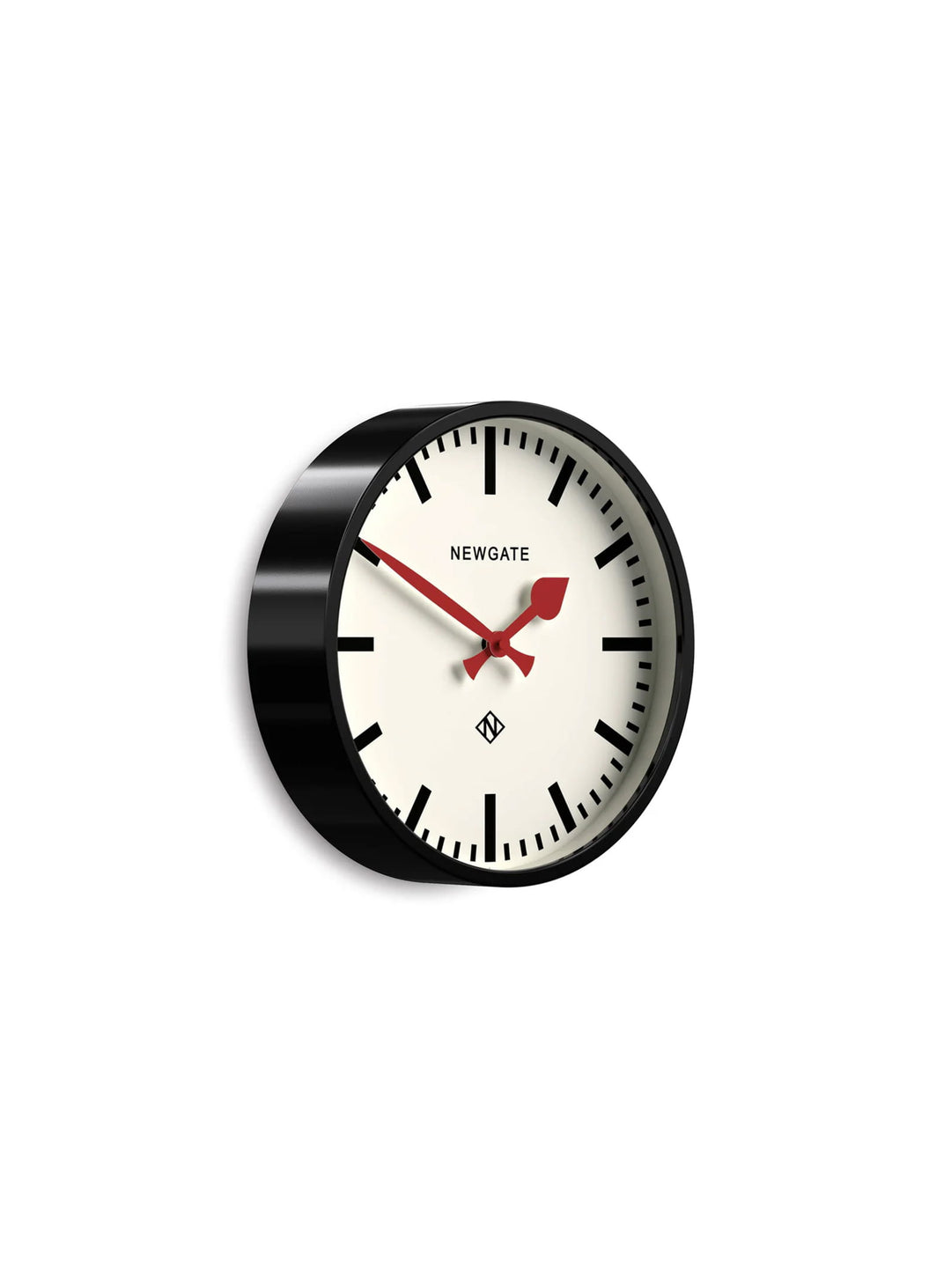 Horloge murale The Luggage Newgate : horloge vintage, style industriel et chic. noir