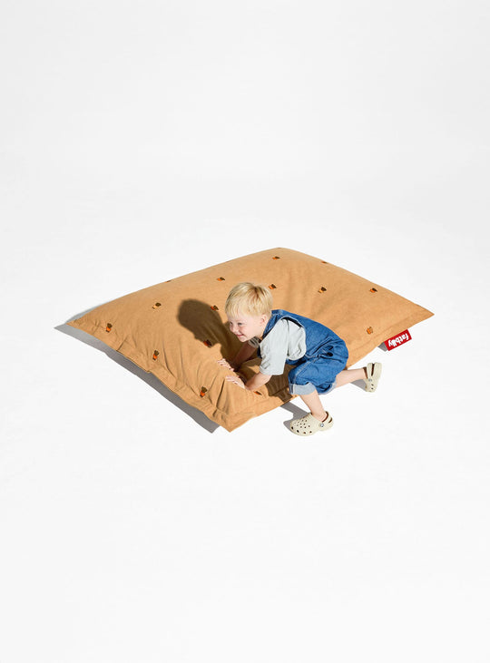 Pouf Slim Cord x Miffy en velours doux, assise relaxante et design iconique. boris