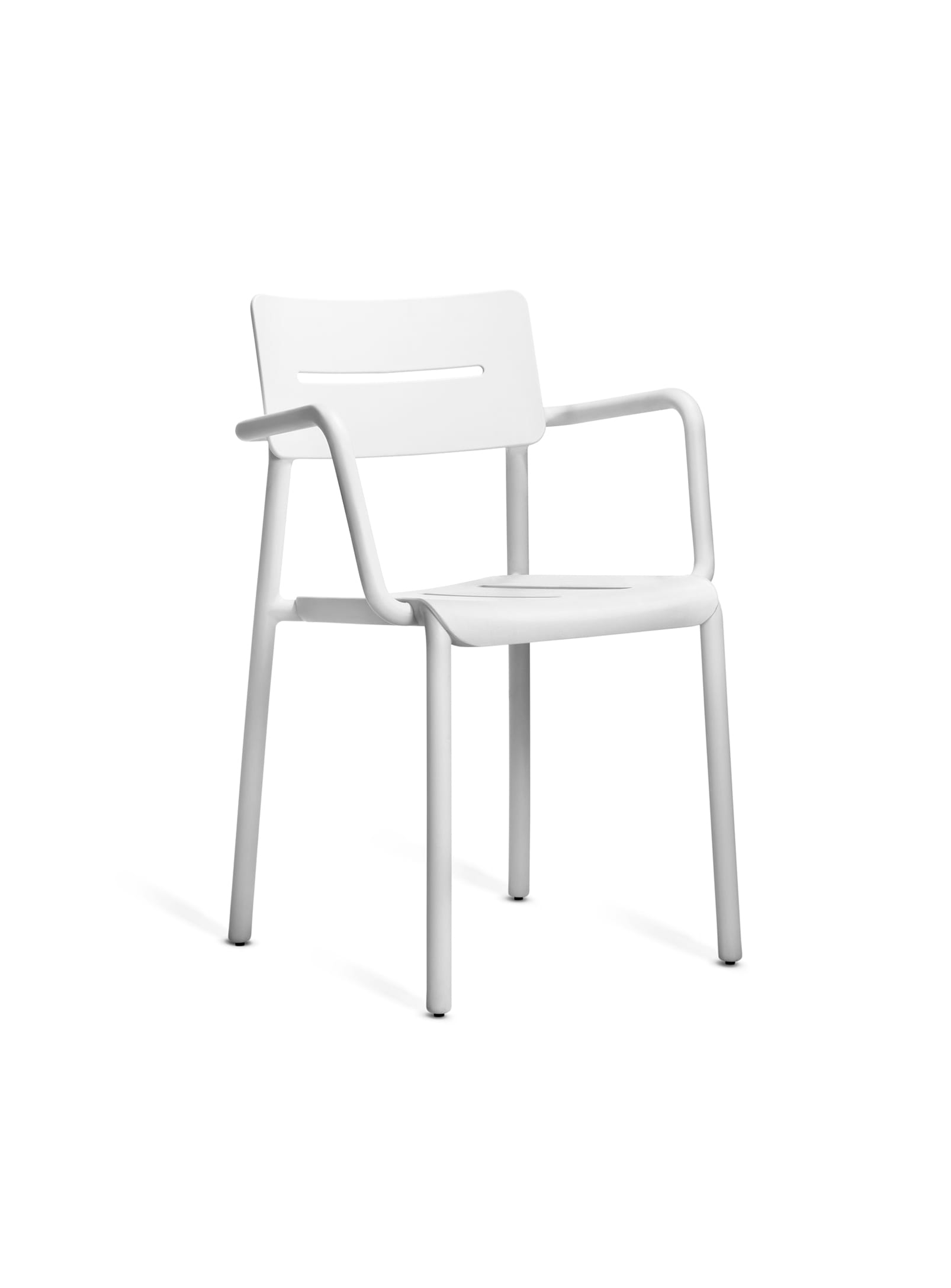 OUTO, indoor and outdoor chairs, with armrests, by TOOU – Nüspace
