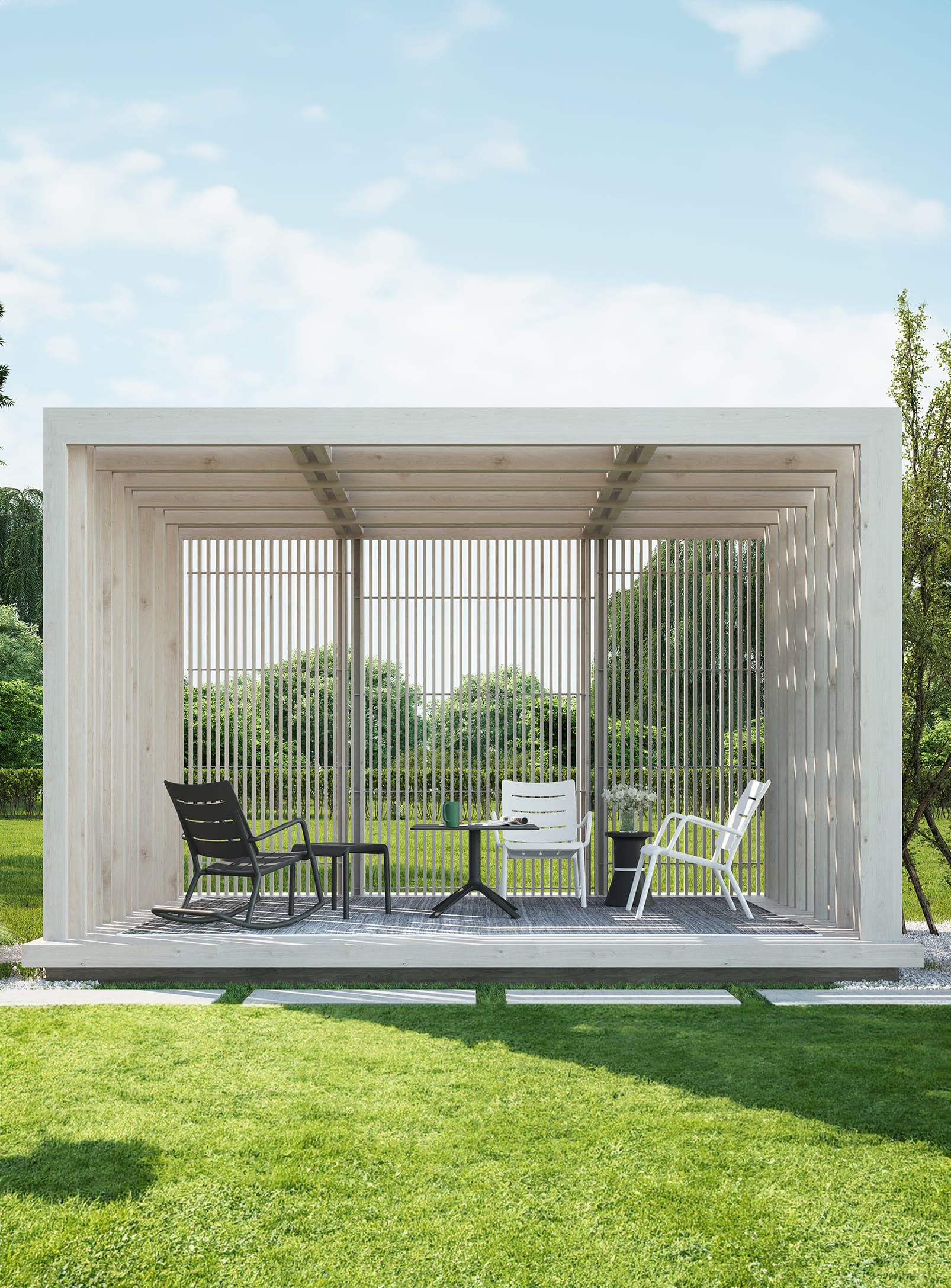 OUTO, indoor and outdoor armchairs by TOOU – Nüspace