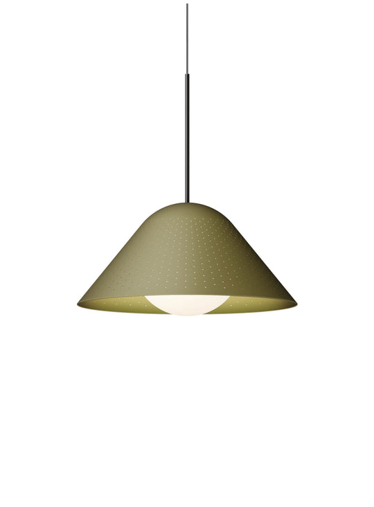 Suspension Bola Bell Pablo Designs, un luminaire dimmable qui combine design, confort visuel et élégance. mousse