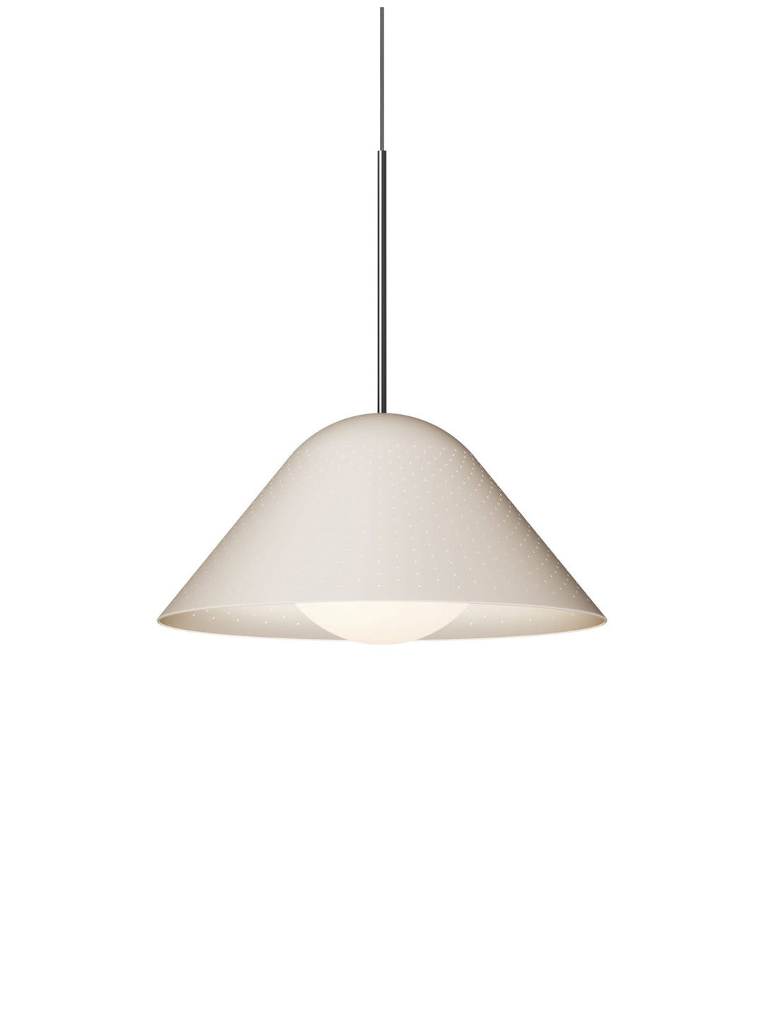 Lampe suspendue Bola Bell Pablo Designs, avec LED intégrée 2700K à 1800K et rendu des couleurs élevé. sable