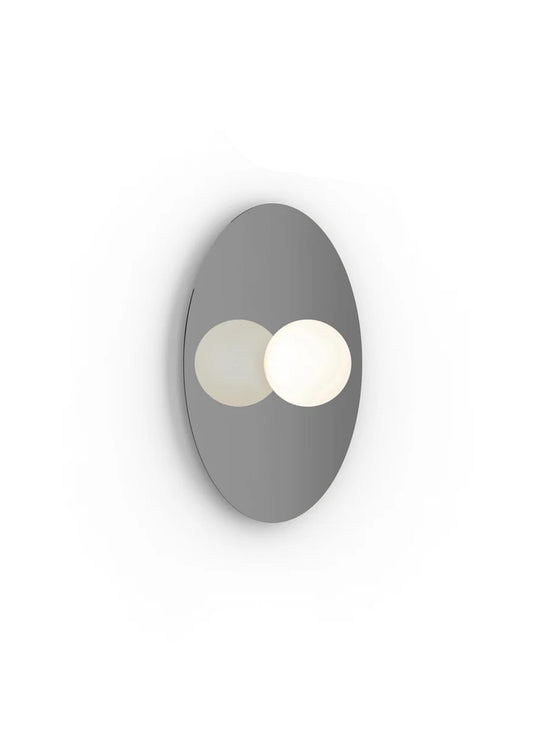 Plafonnier Bola Disc Flush Pablo Designs, une pièce minimaliste avec éclairage LED entièrement dimmable. métal