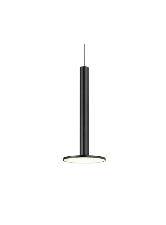 Lampe suspendue Cielo XL de Pablo Designs, un luminaire contemporain offrant une lumière équilibrée sans éblouissement. noir