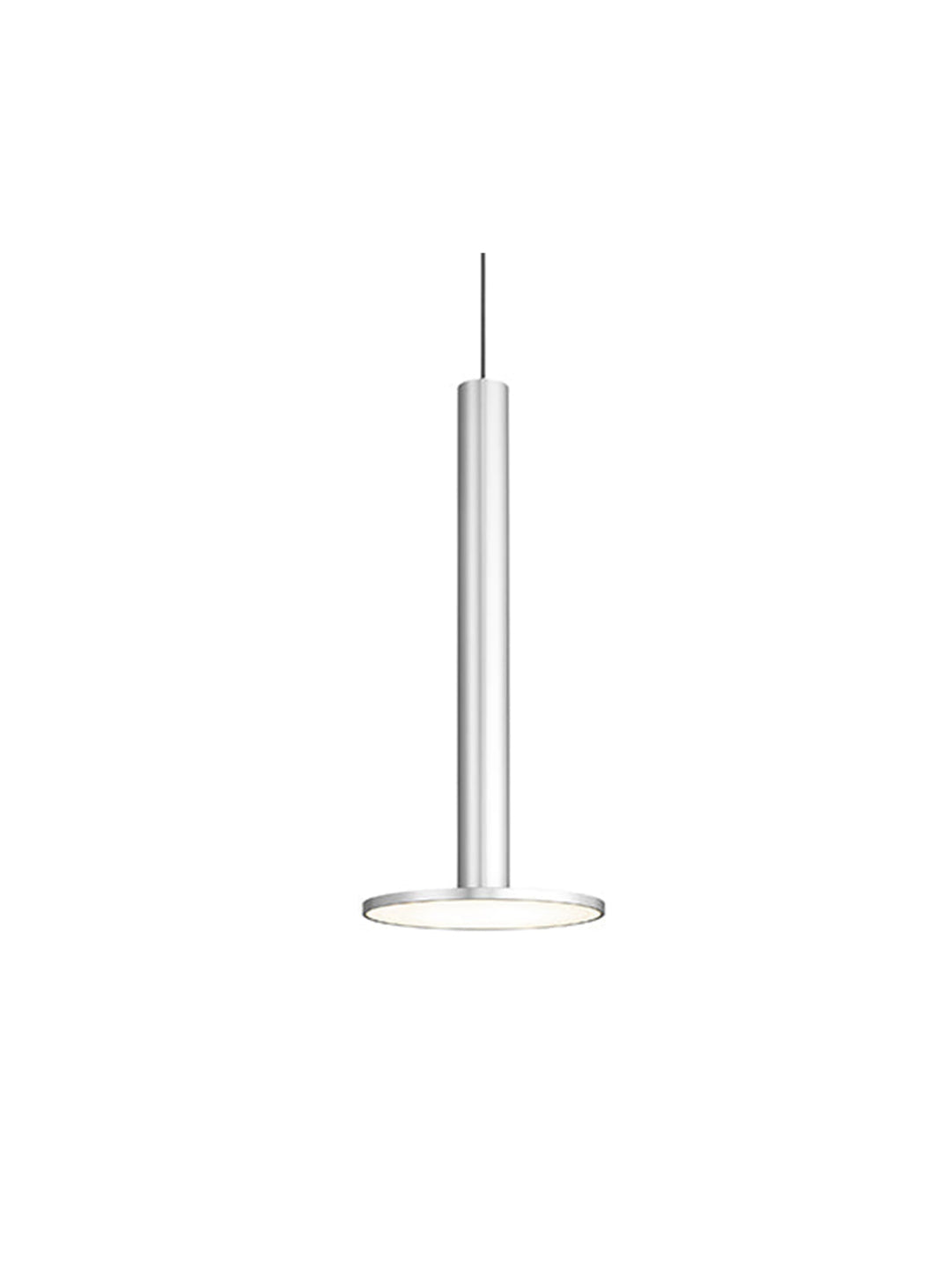 Lampe suspendue Cielo XL de Pablo Designs : design épuré, finition en aluminium et lumière chaude de 1200 lumens. satin