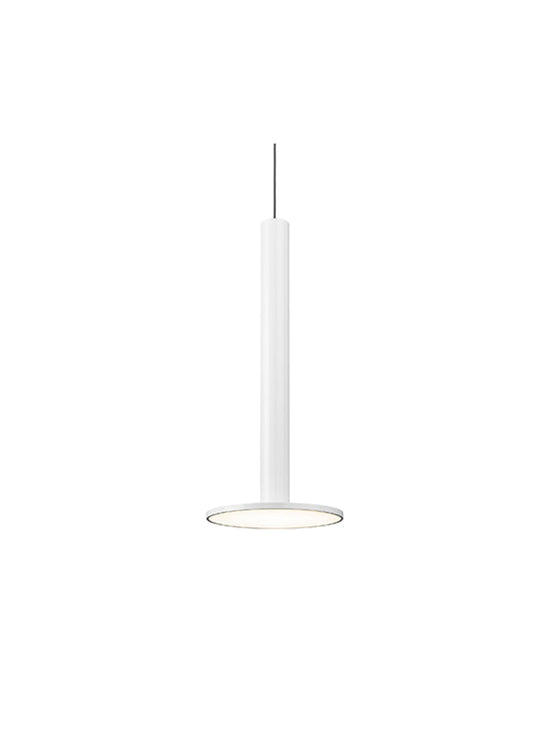 Découvrez la lampe suspendue Cielo XL de Pablo Designs, élégante et minimaliste avec un éclairage de 1200 lumens. blanc