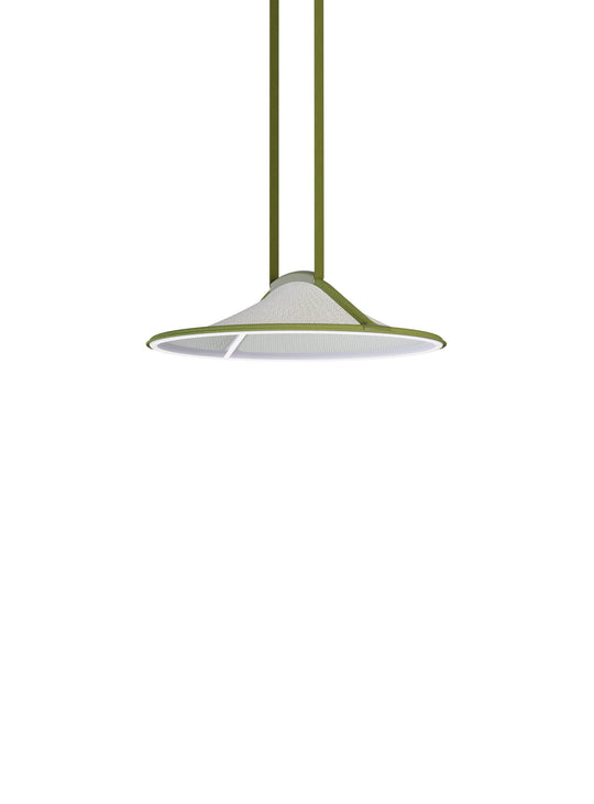 La lampe suspendue Pantaya de Pablo Designs séduit par sa maille 3D, sa structure légère et son design aérien. olive, 24