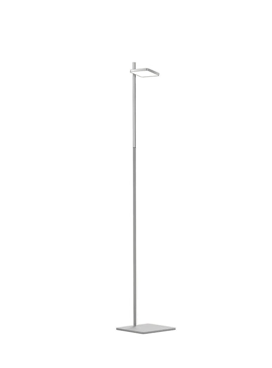 Apportez une touche contemporaine à votre bureau avec la lampe sur pied Talia de Pablo Designs. gris et argent