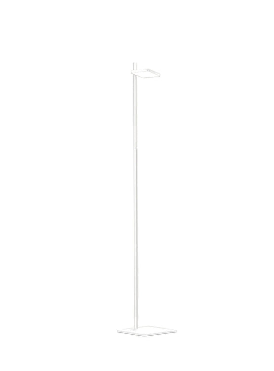 La lampe sur pied Talia de Pablo Designs offre un éclairage gradable et antiéblouissant pour un confort optimal. blanc