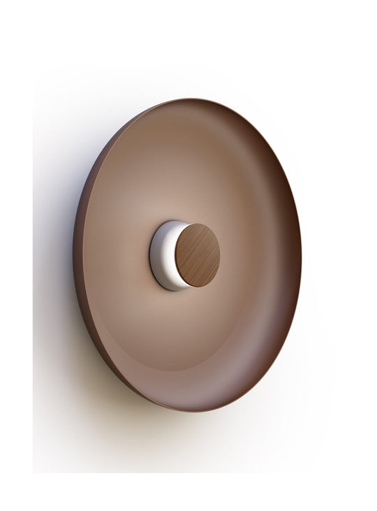 Applique murale Pablo Designs Totem, brun Espresso et lumière indirecte élégante.