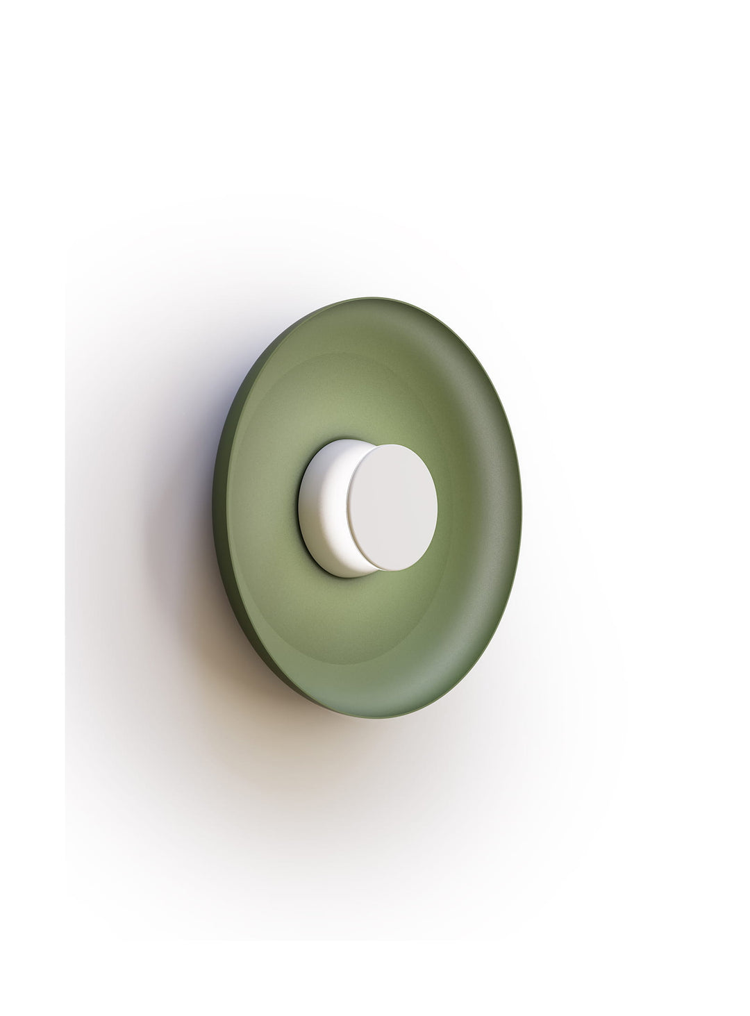 Applique murale Pablo Designs Totem, métal filé et halo lumineux pour une ambiance apaisante.