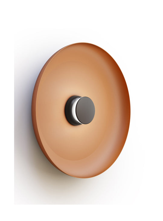 Applique murale Pablo Designs Totem, design mural graphique et finition Terracotta.