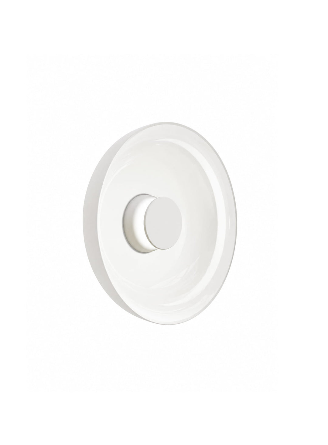 Découvrez l'applique murale Totem de Pablo Designs, une lampe LED en verre opalin au design épuré et intemporel. blanc