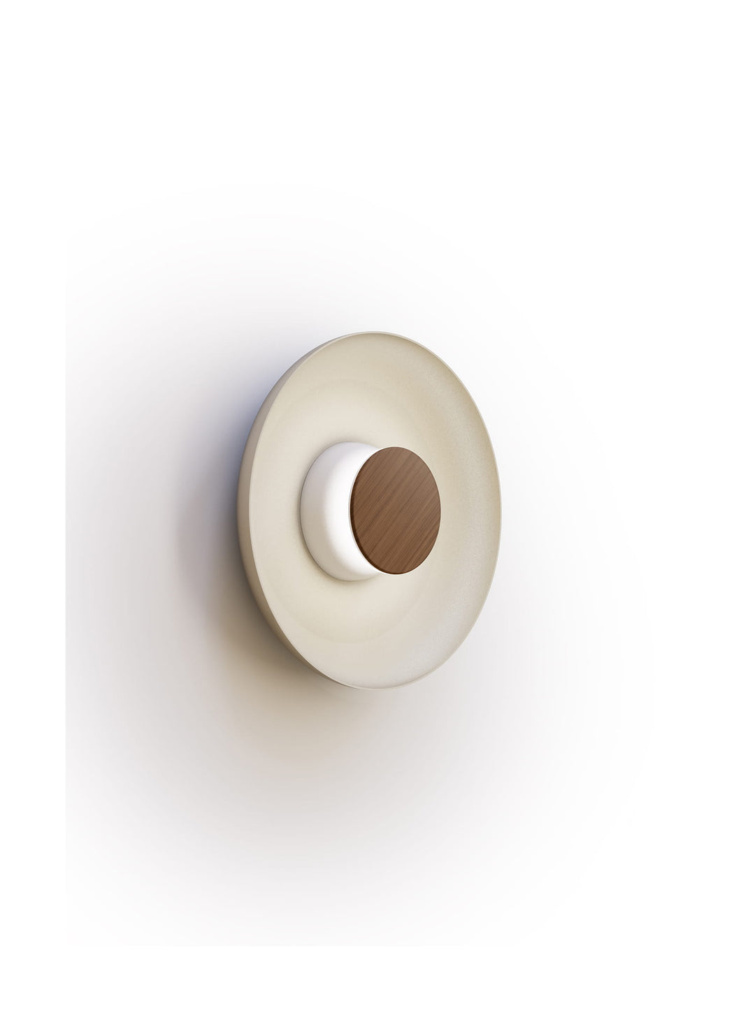 Applique murale Pablo Designs Totem, finition blanche mate au style minimaliste.