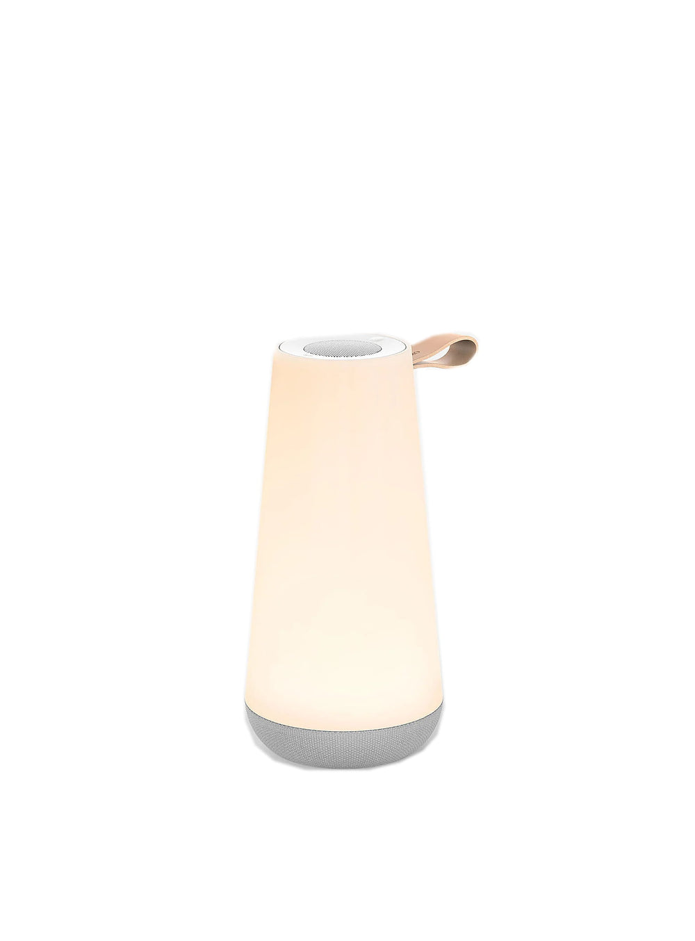 La lanterne UMA mini de Pablo Designs combine éclairage doux et son haute fidélité à 360 degrés.