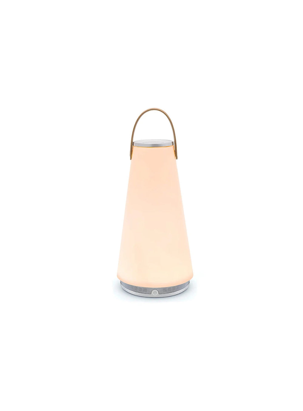 Découvrez la lampe de table UMA de Pablo Designs, combinant lumière LED Warm Dim et son haute fidélité à 360°.