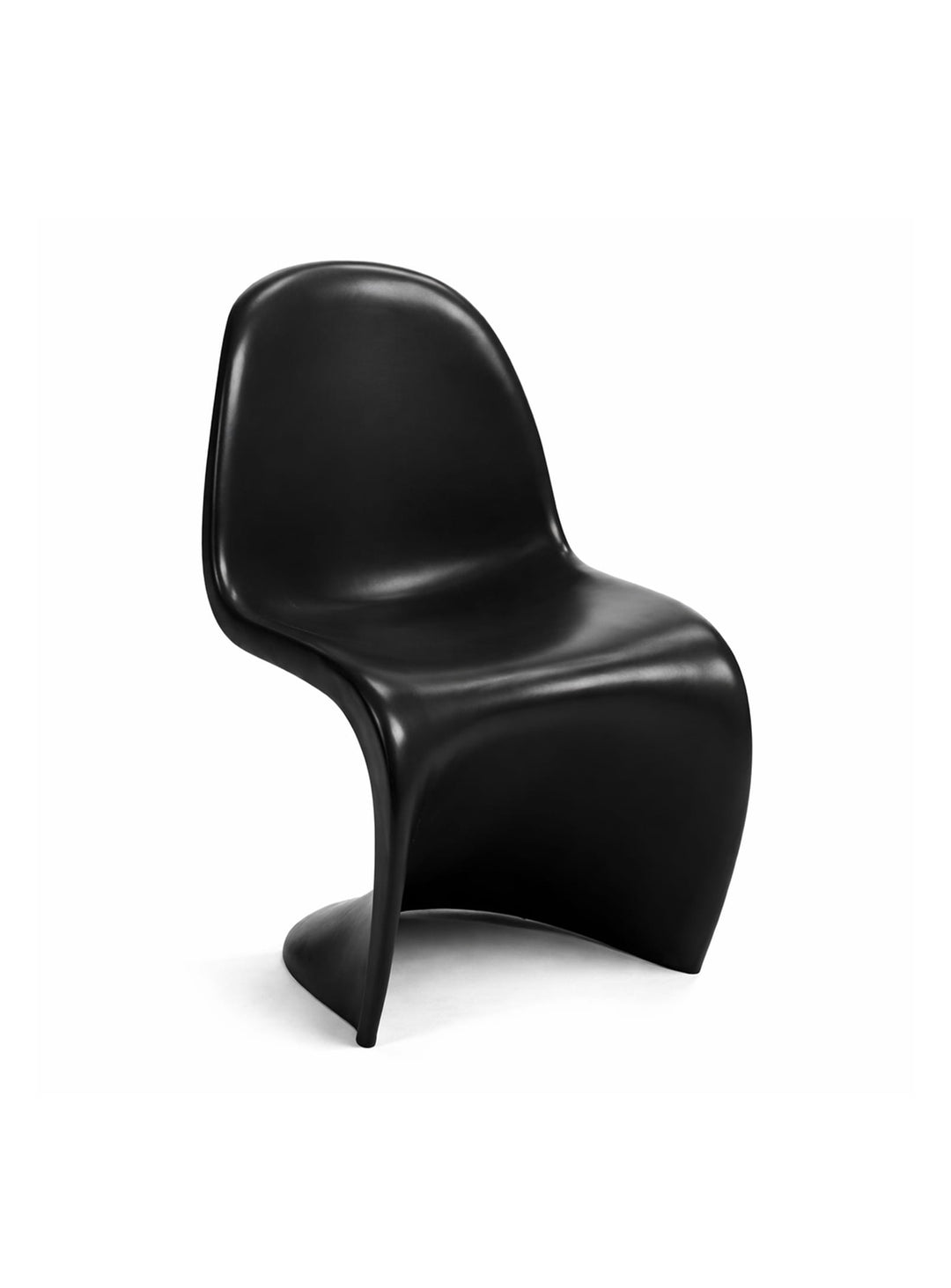 La chaise à dîner Nüspace Panton apporte une touche artistique et avant-gardiste à votre intérieur. noir