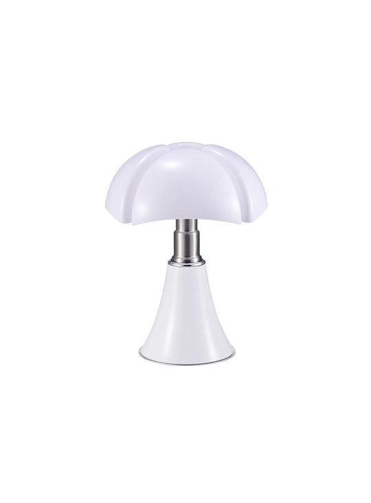 Lampe Pipistrello LED, silhouette emblématique et ambiance raffinée. blanc