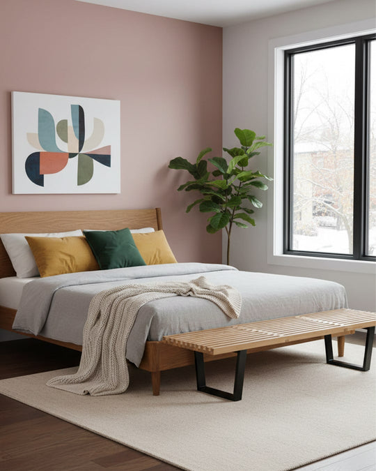 Banc Platform, design iconique pour intérieur ou extérieur zen. 3 places