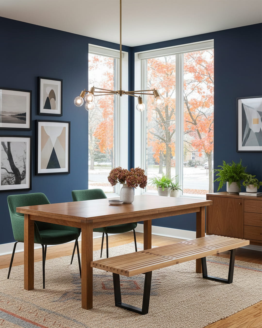 Banc Platform en bois clair, harmonie, simplicité et équilibre. 2 places