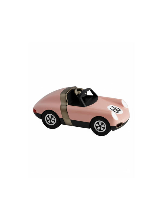 Voiture design Luft de Playforever : charme vintage et solidité. Pop pink.