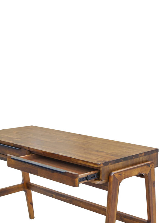 Bureau Remix design minimaliste en bois massif pour un espace chic.