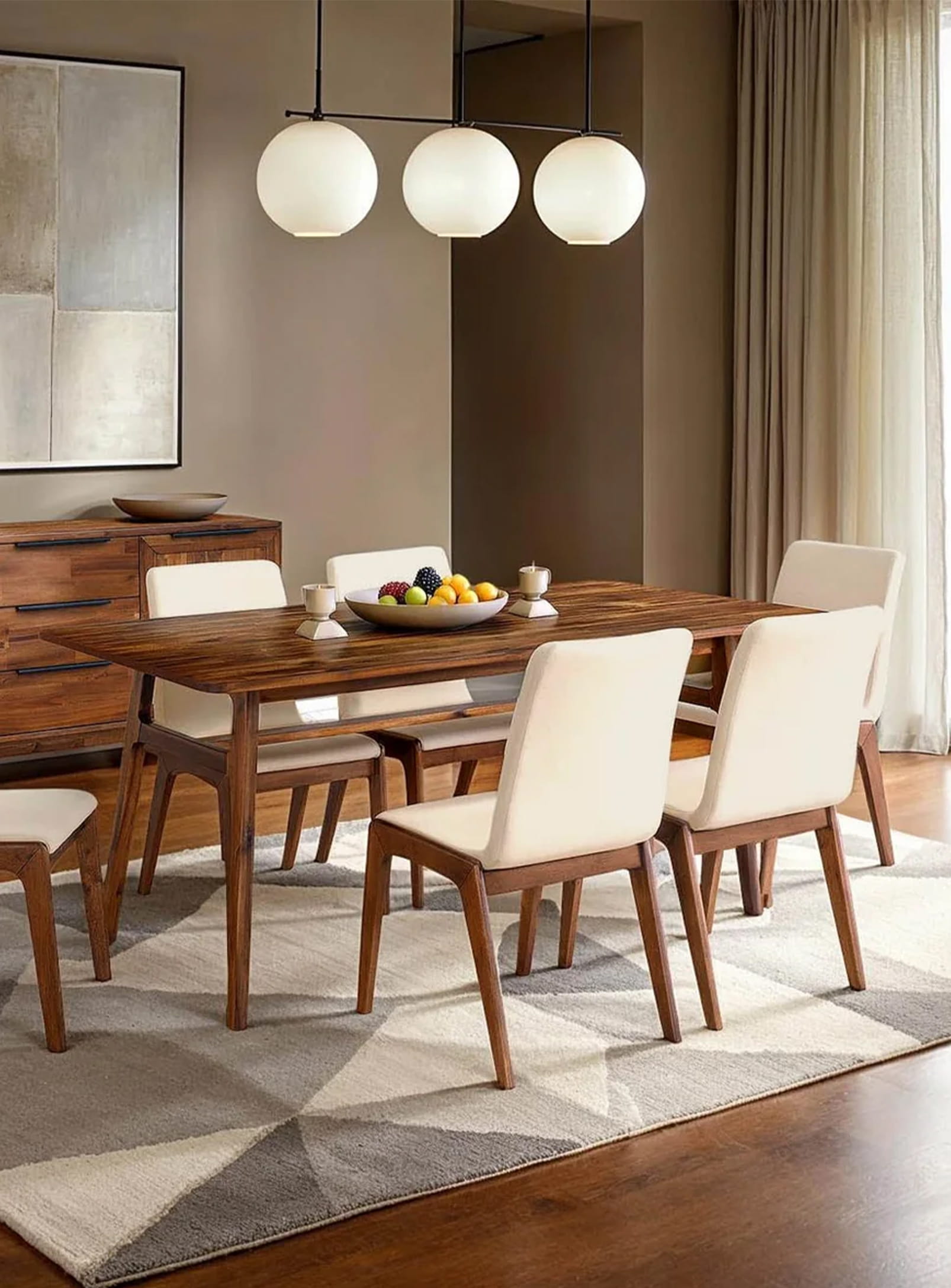 Remix, acacia wood dining table for up to 6 people – Nüspace