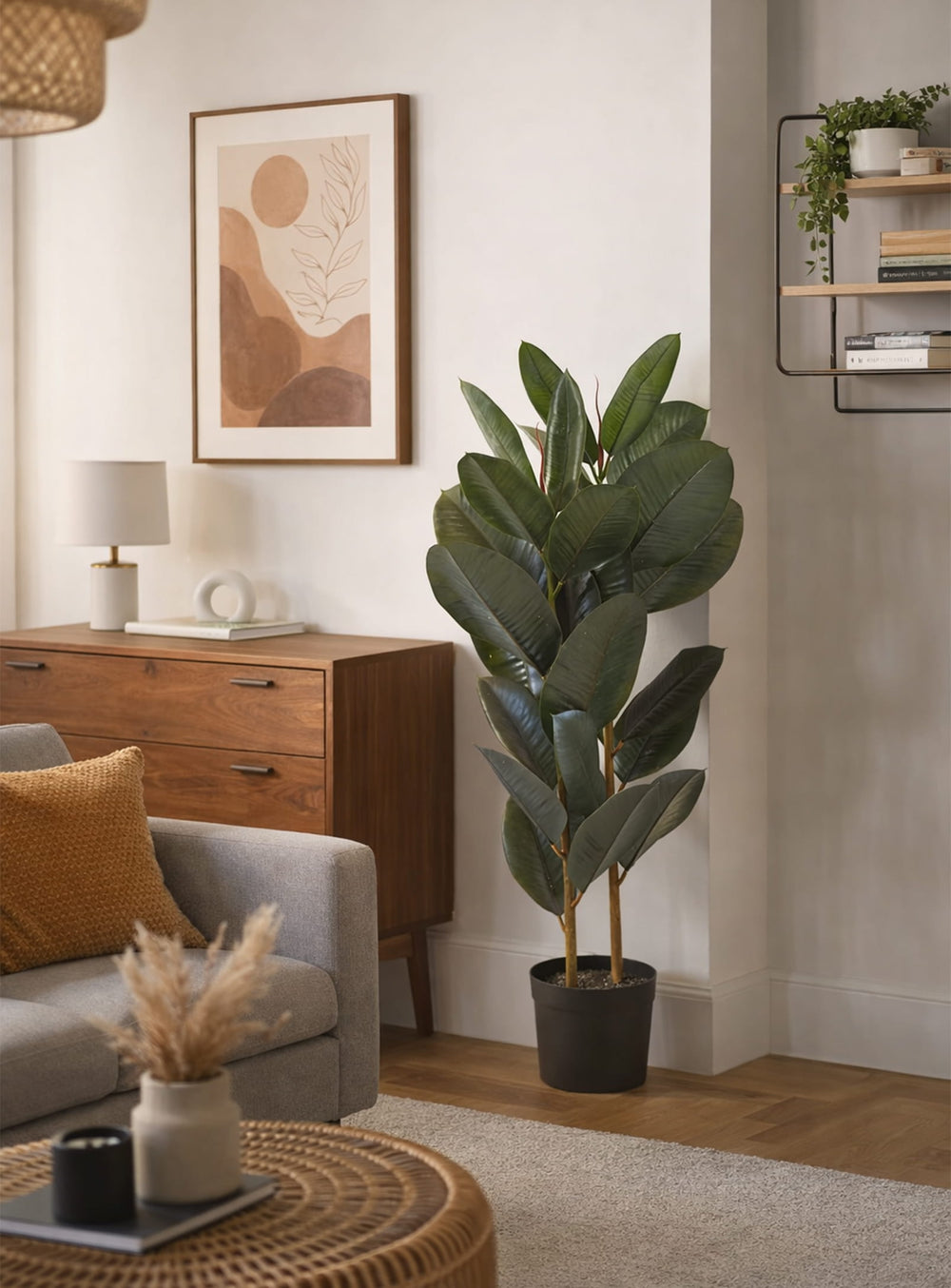 Optez pour la plante artificielle Caoutchouc, réaliste et durable.